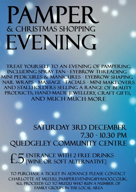 pamper evening